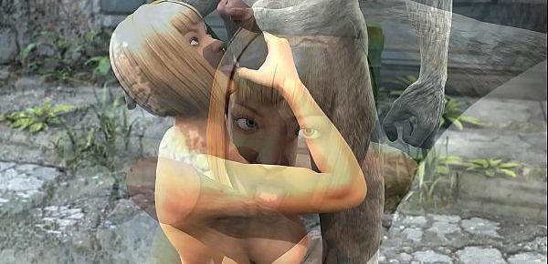  Taken by Overlord. 3D SciFi Hentai